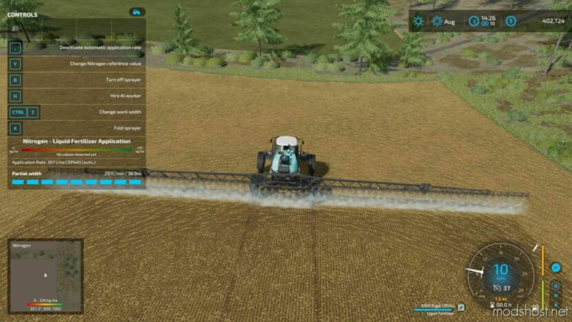 FS22 Script Mod: Vehicle HUD Extension (Featured)