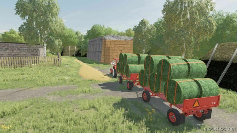 FS22 Trailer Mod: RSD4 Bales V1.0.1 (Featured)