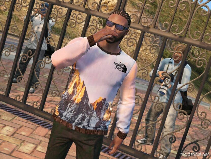 GTA 5 Player Mod: MP Male/Gta5 - TNF Multi Sweater Pack (X5) V1.1 (Featured)