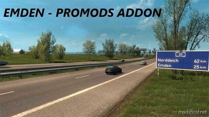 ETS2 ProMods Map Mod: Emden Addon (V7) For Promods (Featured)