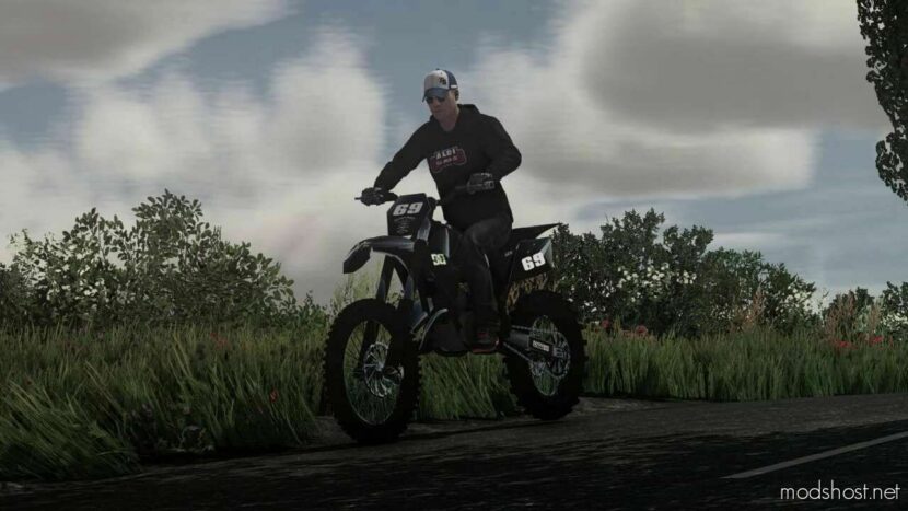 FS22 Vehicle Mod: KTM Dirtbike V1.2 (Featured)