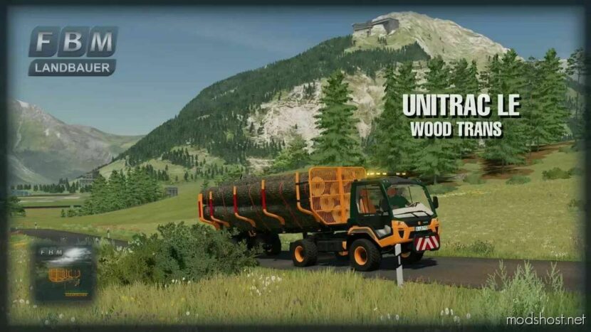 FS22 Mod: Unitrac Woodtrans LE (Featured)