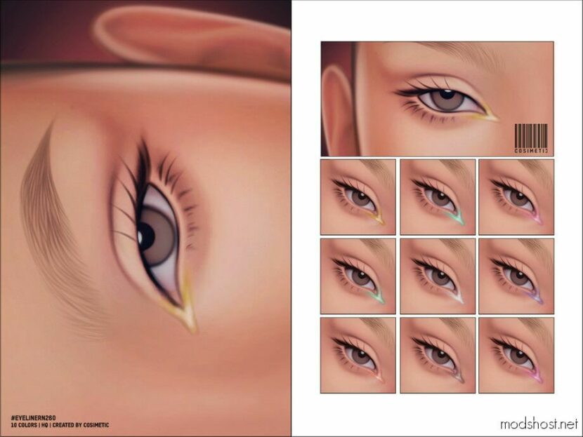 Sims 4 Eyeliner Makeup Mod: N260 (Featured)