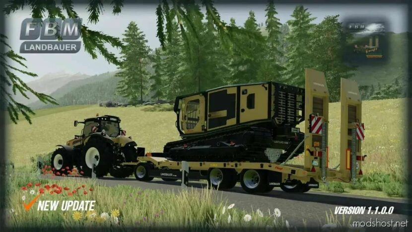 FS22 Trailer Mod: Landbauer DTS 300 V1.1 (Featured)