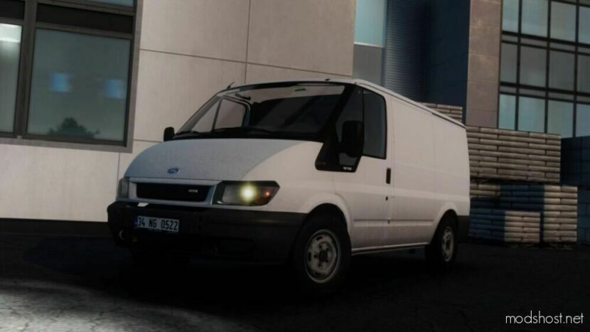 ETS2 Ford Car Mod: Transit MK6 1.48 (Featured)