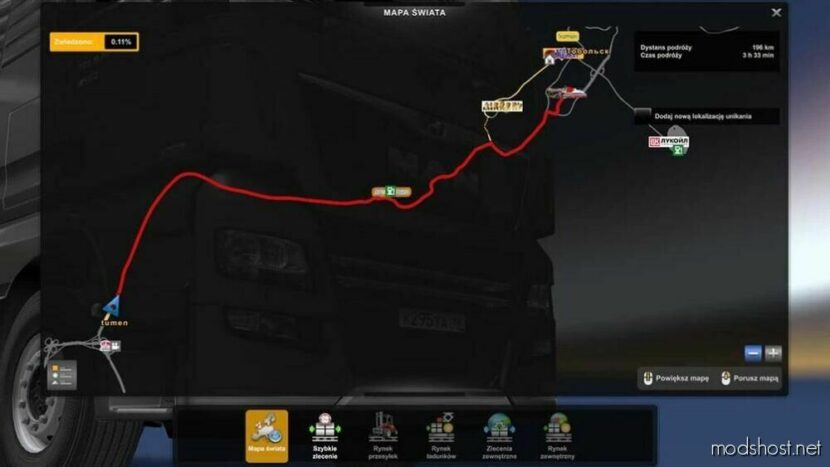 ETS2 Map Mod: Tyumen And Tobolsk Road Cinnection V0.1 (Featured)