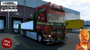 ETS2 Scania Truck Mod: R560 Donslund + Trailer 1.48 (Image #2)