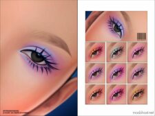 Sims 4 Female Makeup Mod: Eyeshadow N250 V1 (Featured)