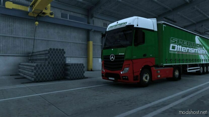 ETS2 Mod: Combo Skin Spedition Ottensmann (Featured)