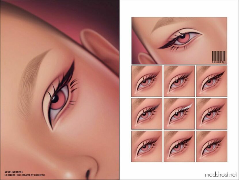 Sims 4 Eyeliner Makeup Mod: N261 (Featured)