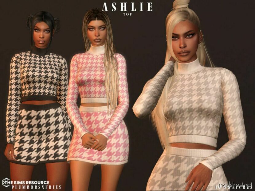 Sims 4 Teen Clothes Mod: Ashlie SET (Featured)