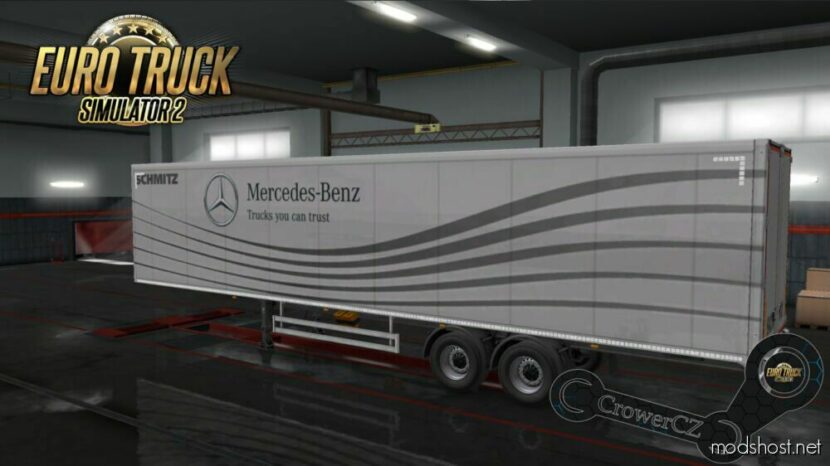 ETS2 Mercedes-Benz Mod: Concept Trailer 1.48 (Featured)