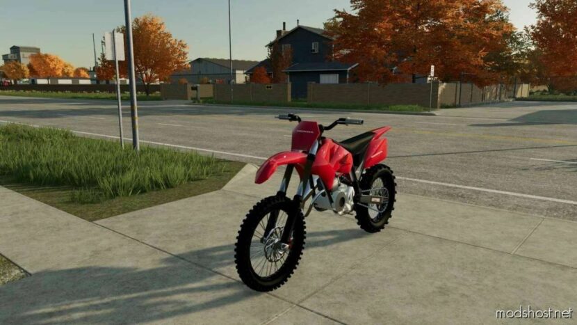 FS22 Vehicle Mod: Honda Dirtbike V1.2 (Featured)