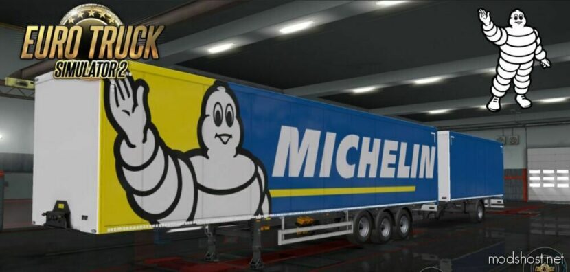 ETS2 Mod: Michelin Trailer 1.48 (Featured)