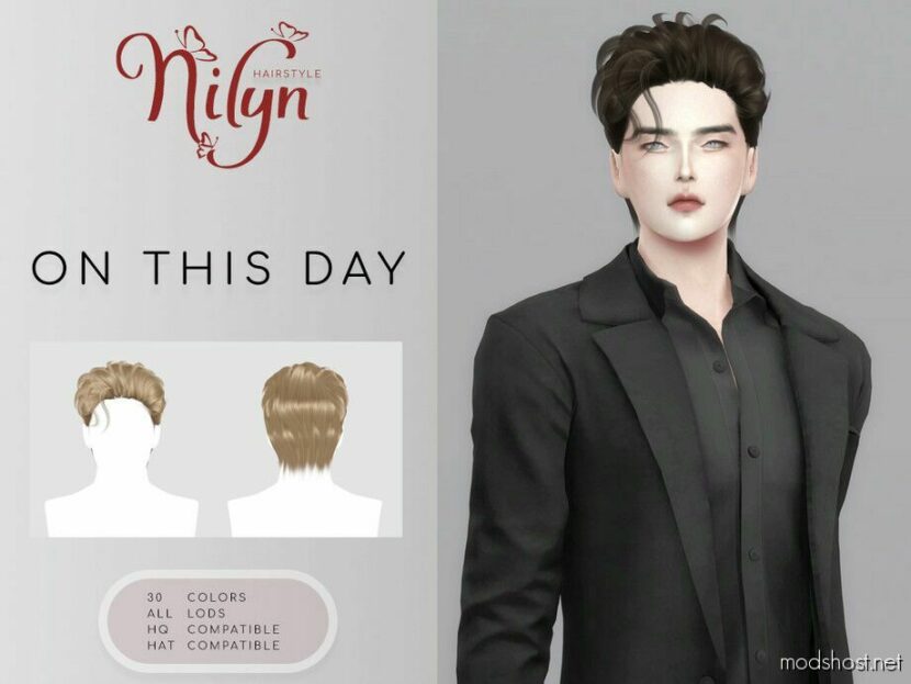 Sims 4 Male Mod: ON This DAY Hair (Featured)