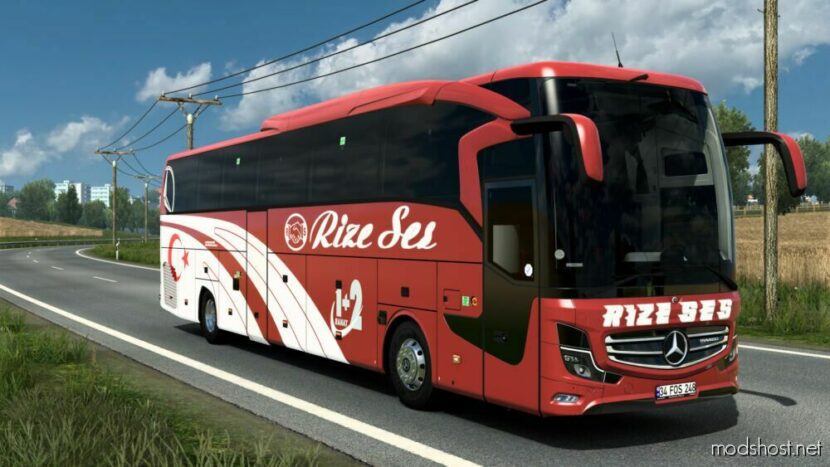 ETS2 Mercedes-Benz Bus Mod: Travego 16 SHD - Rize SES Seyahat (Featured)