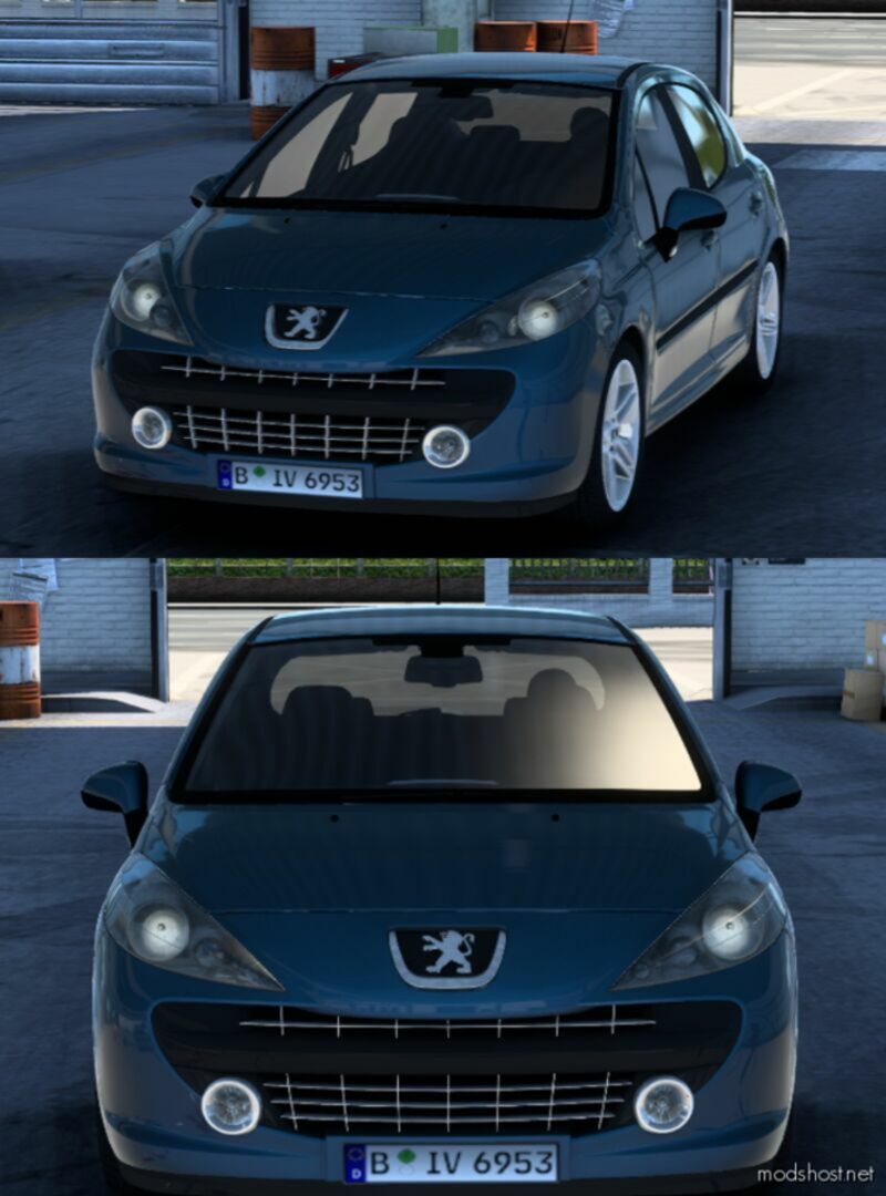 ETS2 Peugeot Car Mod: 207 1.48 (Featured)