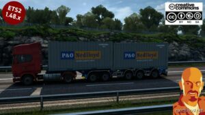 ETS2 Mod: D-Tec Flexi-Trailer Container Trailer 1.48 (Image #2)