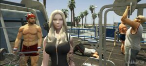 GTA 5 Player Mod: Olga Add-On PED – Without Makeup (Image #2)