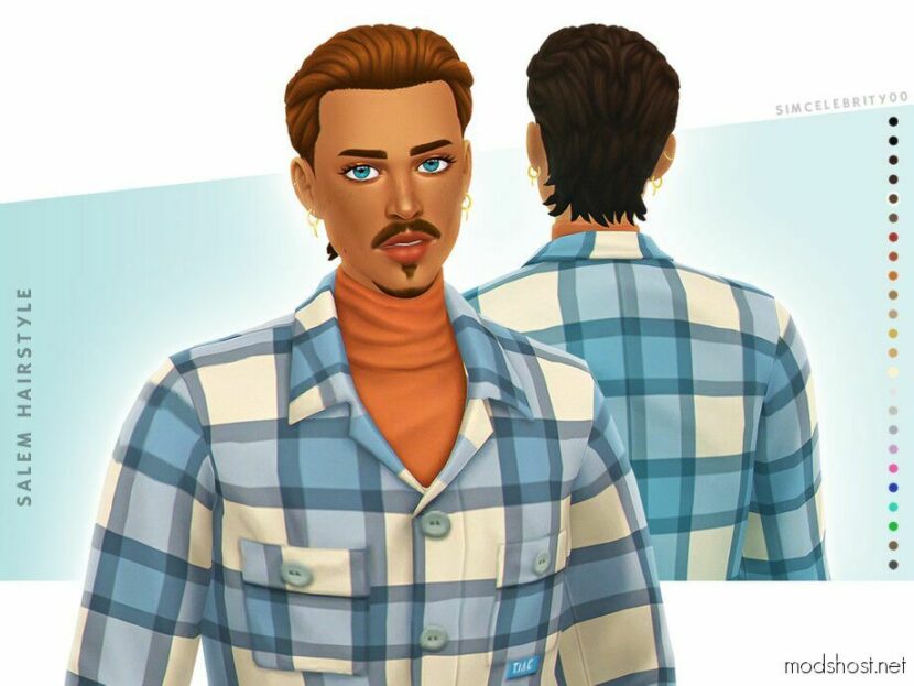 Sims 4 Male Mod: Salem Hairstyle (Featured)