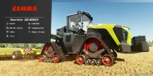 FS22 Claas Tractor Mod: Xerion 12.650 (Featured)