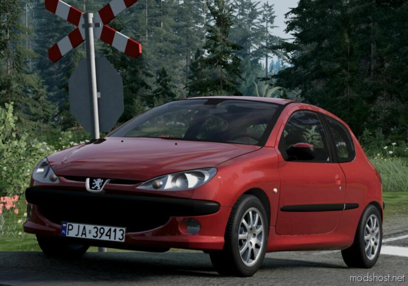 BeamNG Peugeot Car Mod: 206 Pack V1.1 0.30 (Featured)