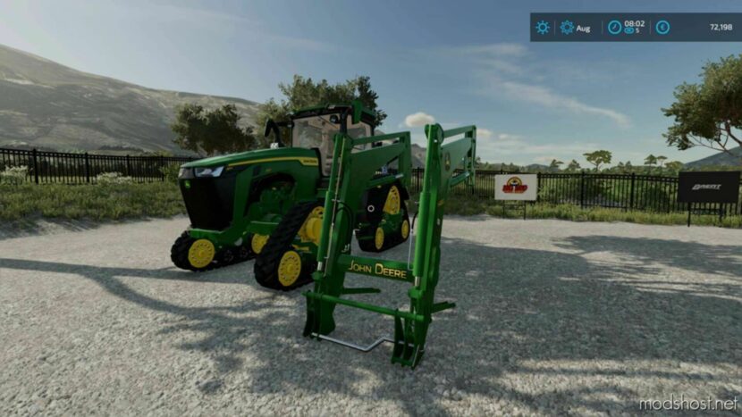 FS22 John Deere Tractor Mod: 8RX Loader Edit (Featured)