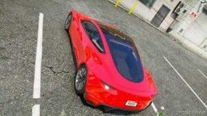 GTA 5 Tesla Vehicle Mod: Roadster (Image #3)