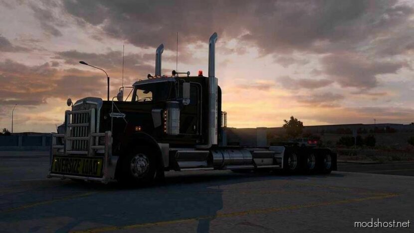 ATS Kenworth Part Mod: W900 MID Mount 8×6 + Spread Chassis 1.48 (Featured)