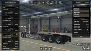 ATS Kenworth Part Mod: W900 MID Mount 8×6 + Spread Chassis 1.48 (Image #2)