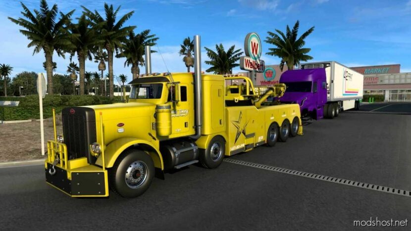 ATS Peterbilt Truck Mod: 389 Carhauler / Autohauler 1.48 (Featured)