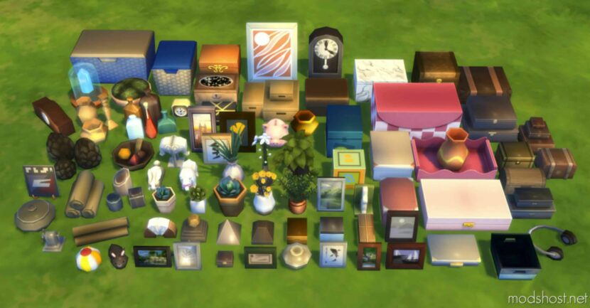 Sims 4 Object Mod: Clutter Freed From Bookcases (Featured)