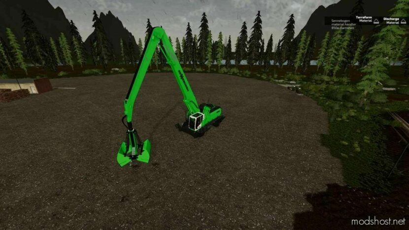 FS22 Forklift Mod: Sennebogen Material Handler V1.0.0.3 (Featured)