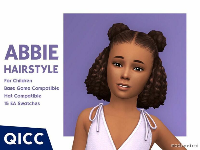 Sims 4 Female Mod: Abbie Hair (Featured)