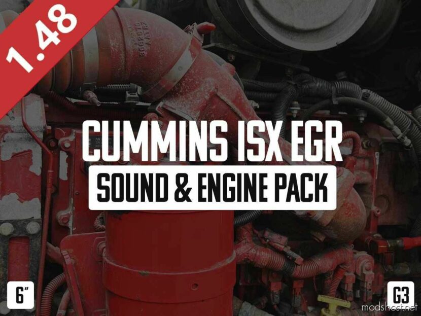 ATS Engines Mod: Cummins ISX EGR Sound & Engine Pack 1.48 (Featured)