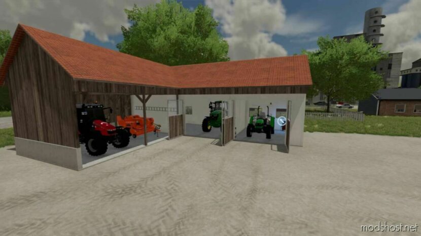 FS22 Placeable Mod: Garage Workshop (Featured)