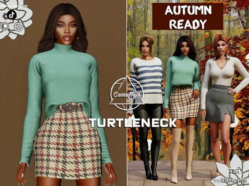 Sims 4 Elder Clothes Mod: Autumn Ready Collection (Featured)