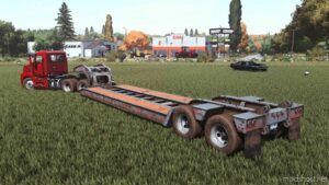 FS22 Trailer Mod: 2-Axle Lowboy (Image #3)