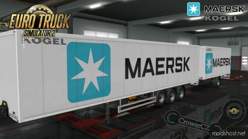 ETS2 Mod: Maersk Trailer 1.48 (Featured)