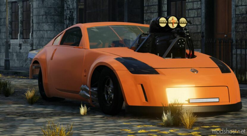 BeamNG Nissan Car Mod: 350Z Drag V1.5 0.30 (Featured)