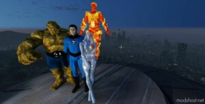 GTA 5 Player Mod: Fantastic Four Deluxe Addon PED (Image #2)