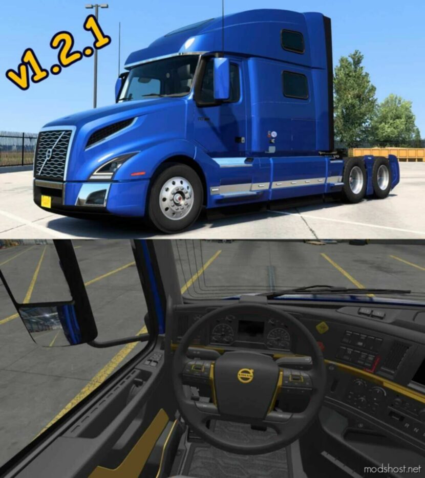 ATS Volvo Truck Mod: SCS Volvo VNL 2018 Unofficial Update 1.2.1 1.48 (Featured)