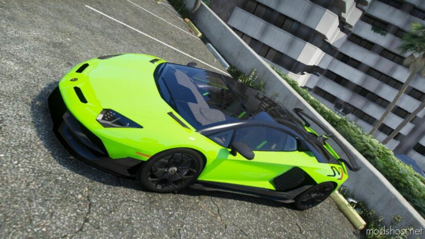 GTA 5 Lamborghini Vehicle Mod: Aventador SVJ (Featured)