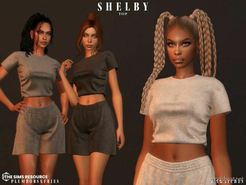 Sims 4 Elder Clothes Mod: Shelby SET (Featured)