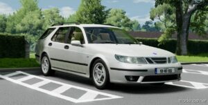 BeamNG Saab Car Mod: 2001-2005 Saab 9-5 Sport Combi V1.4 0.30 (Featured)