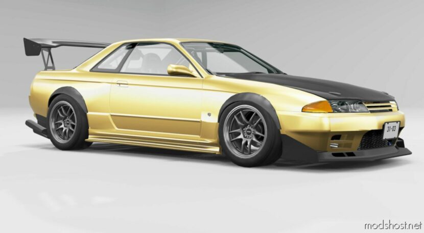 BeamNG Nissan Car Mod: Skyline R32 GT-R V1.2 0.30 (Featured)