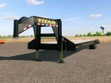 FS22 Mod: 40FT Gooseneck Multibrand Trailer (Image #2)