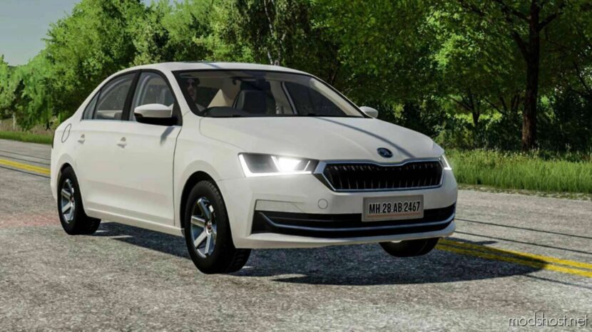 FS22 Car Mod: Skoda Rapid V1.1 (Featured)