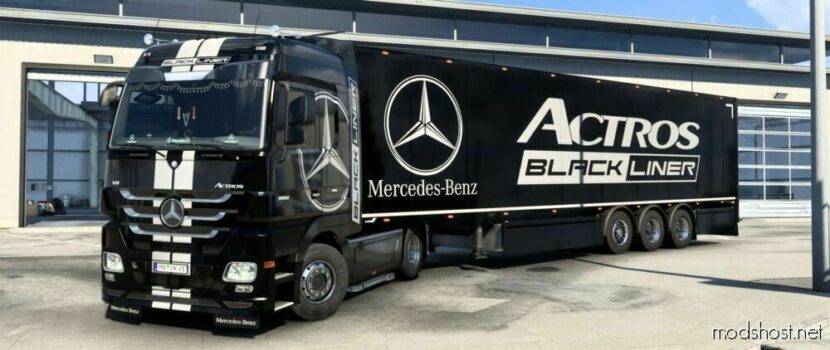 ETS2 Mercedes-Benz Skin Mod: Mercedes Actros MP3 Liner Series (Featured)