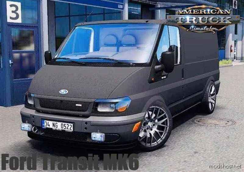 ATS Ford Car Mod: Transit MK6 + Interior – 1.48 (Featured)